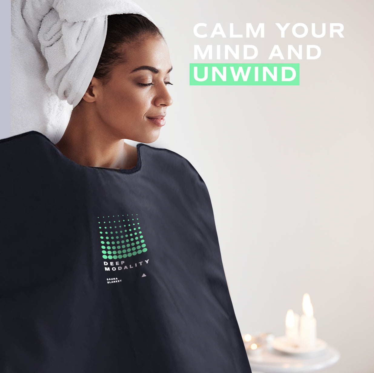 Sauna Blanket Mineral - Jade & Tourmaline